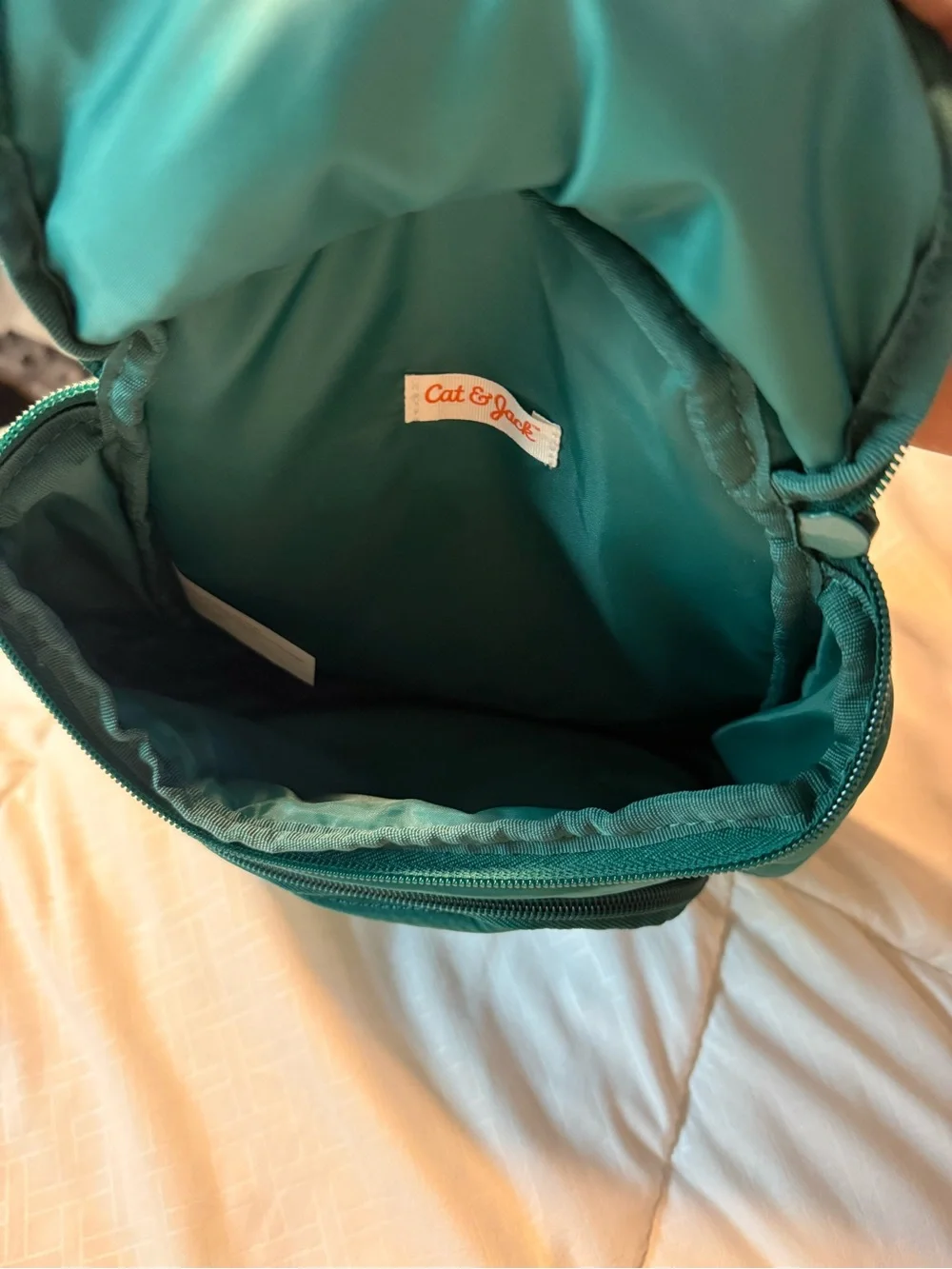 Green Quilted Dinosaur mini Backpack for toddlers